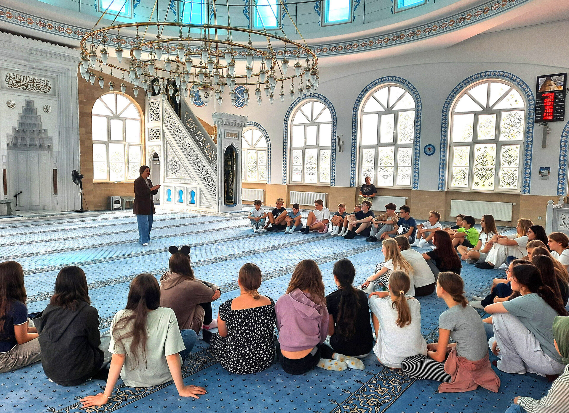 Besuch in der Moschee